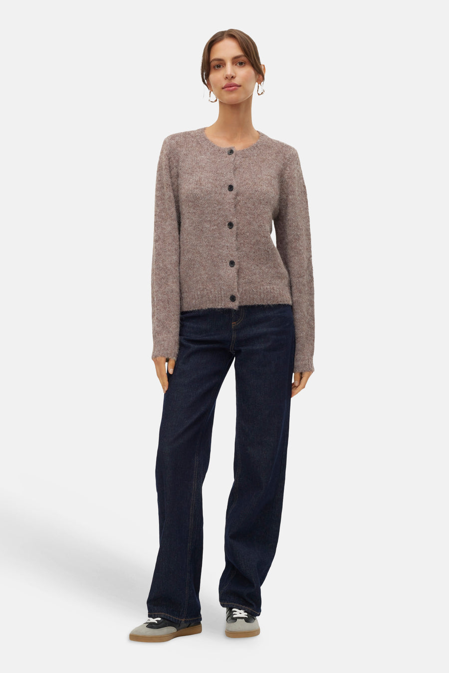 Cardigan - Brown Lentil