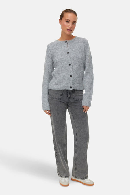 VMNOVAH LS O-NECK BUTTON CARDI GA NOOS