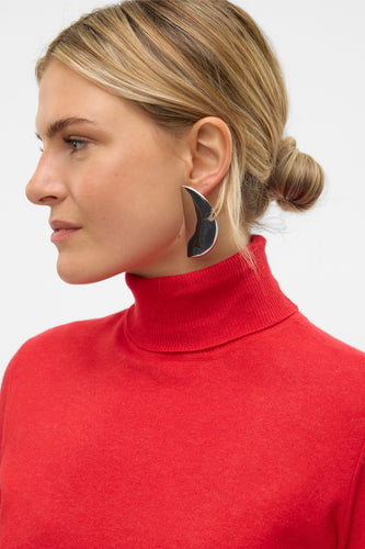 Pull à col roulé - rouge - VERO MODA®