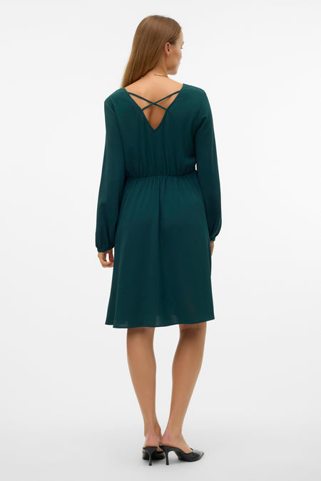 VMTHEA L/S ABK DRESS WVN BTQ GA