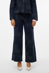 VMREMY MR WIDE PATCHWORK JEANS