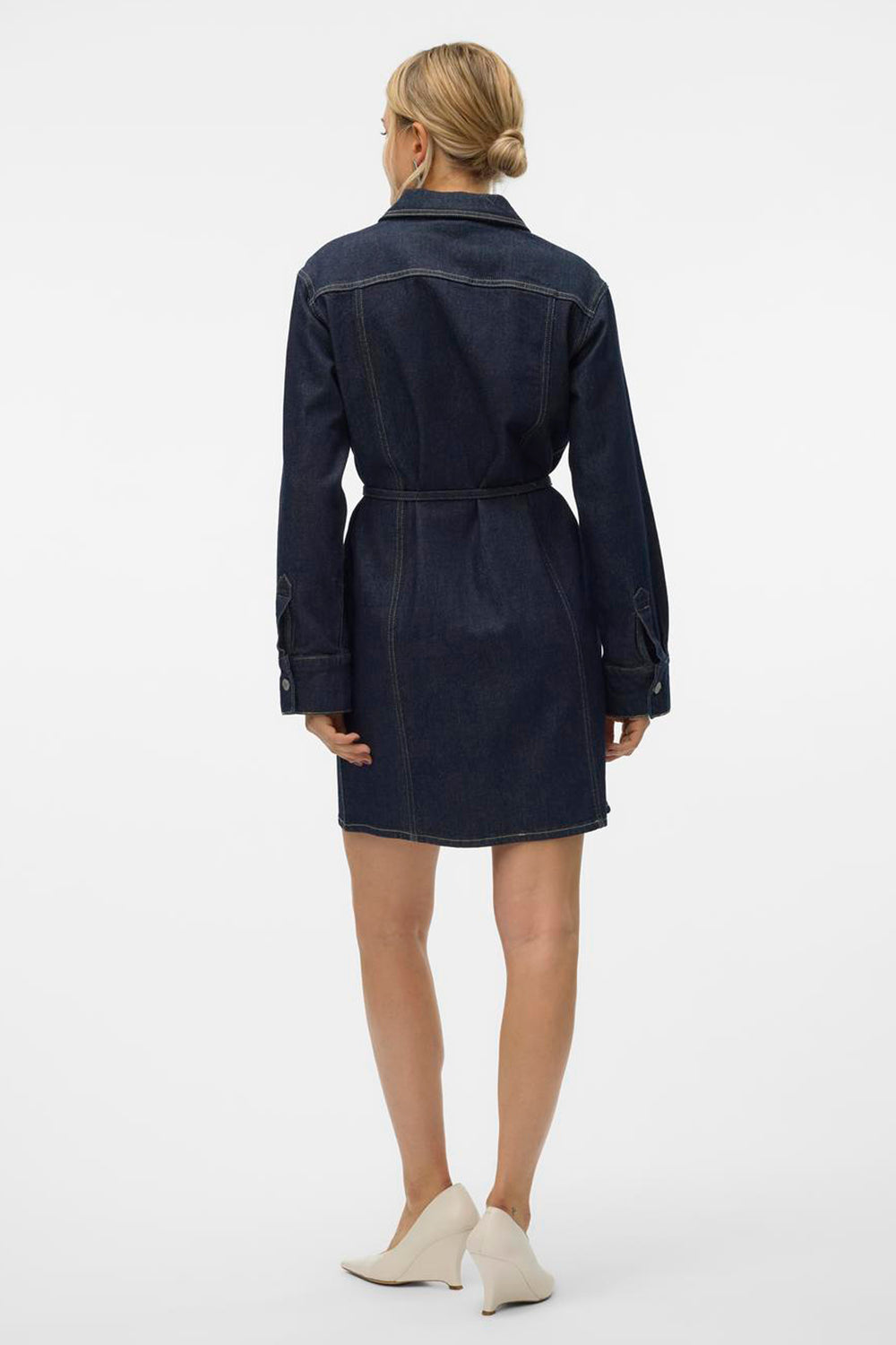 Robes manches longues Dark blue denim - VERO MODA®