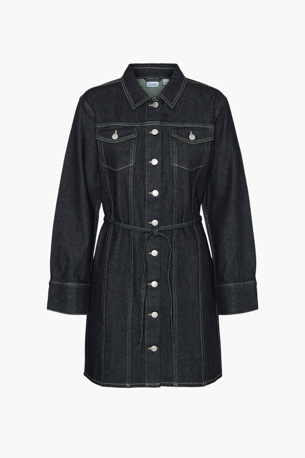 Robes manches longues Dark blue denim - VERO MODA®