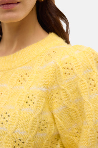 VMNEWLEONOR 3/4 O-NECK PULLOVER GA BOO - VERO MODA®