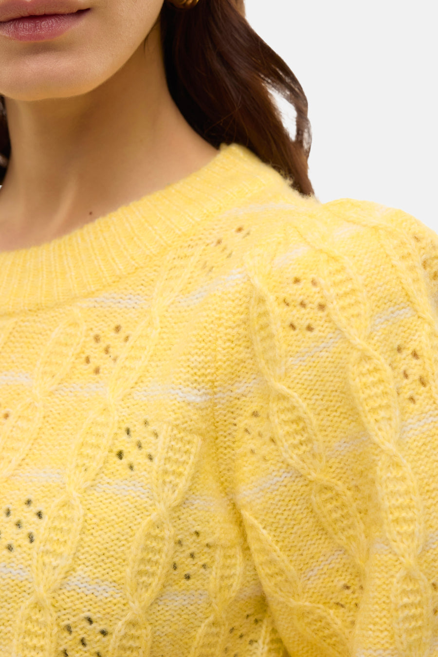 VMNEWLEONOR 3/4 O-NECK PULLOVER GA BOO - VERO MODA®