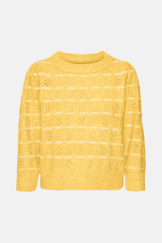 VMNEWLEONOR 3/4 O-NECK PULLOVER GA BOO - VERO MODA®