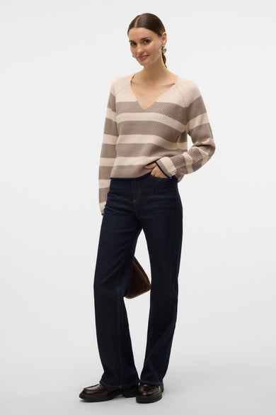 VMFABULOUS LS V-NECK SHORT PULLOVER BOO