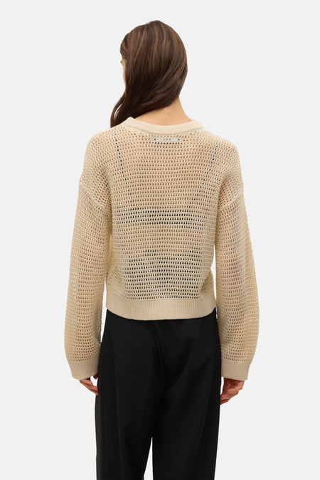 VMNEWMADERA LS O-NECK PULLOVER BOO