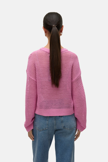 VMNEWMADERA LS O-NECK PULLOVER BOO