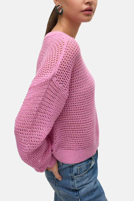 VMNEWMADERA LS O-NECK PULLOVER BOO
