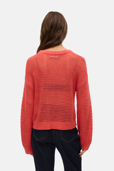 VMNEWMADERA LS O-NECK PULLOVER BOO