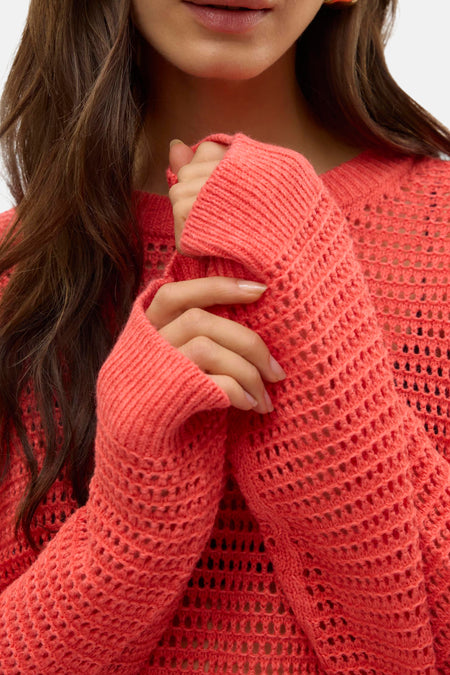 VMNEWMADERA LS O-NECK PULLOVER BOO