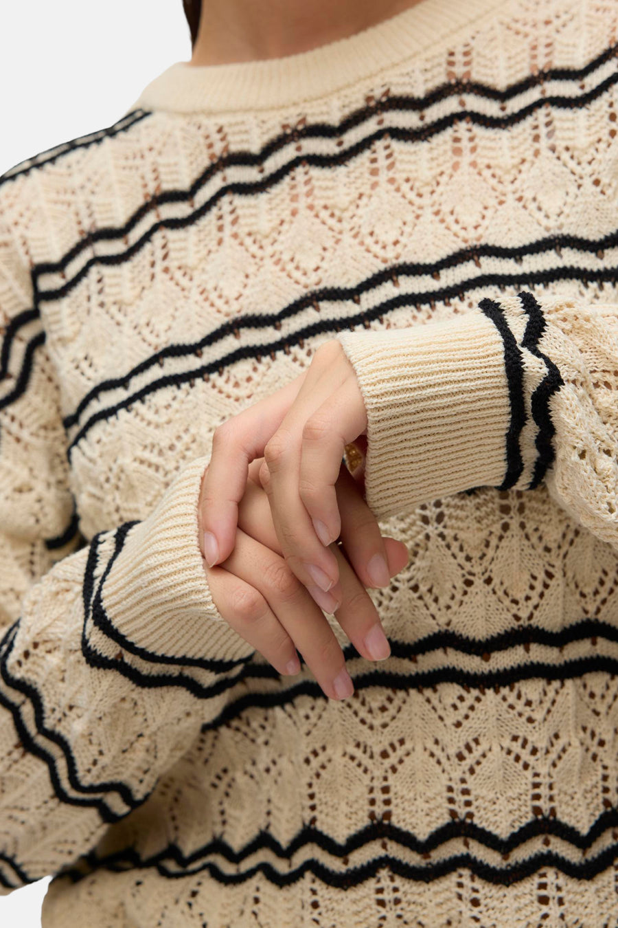 VMBELLA LS O-NECK PULLOVER GA BOO - VERO MODA®