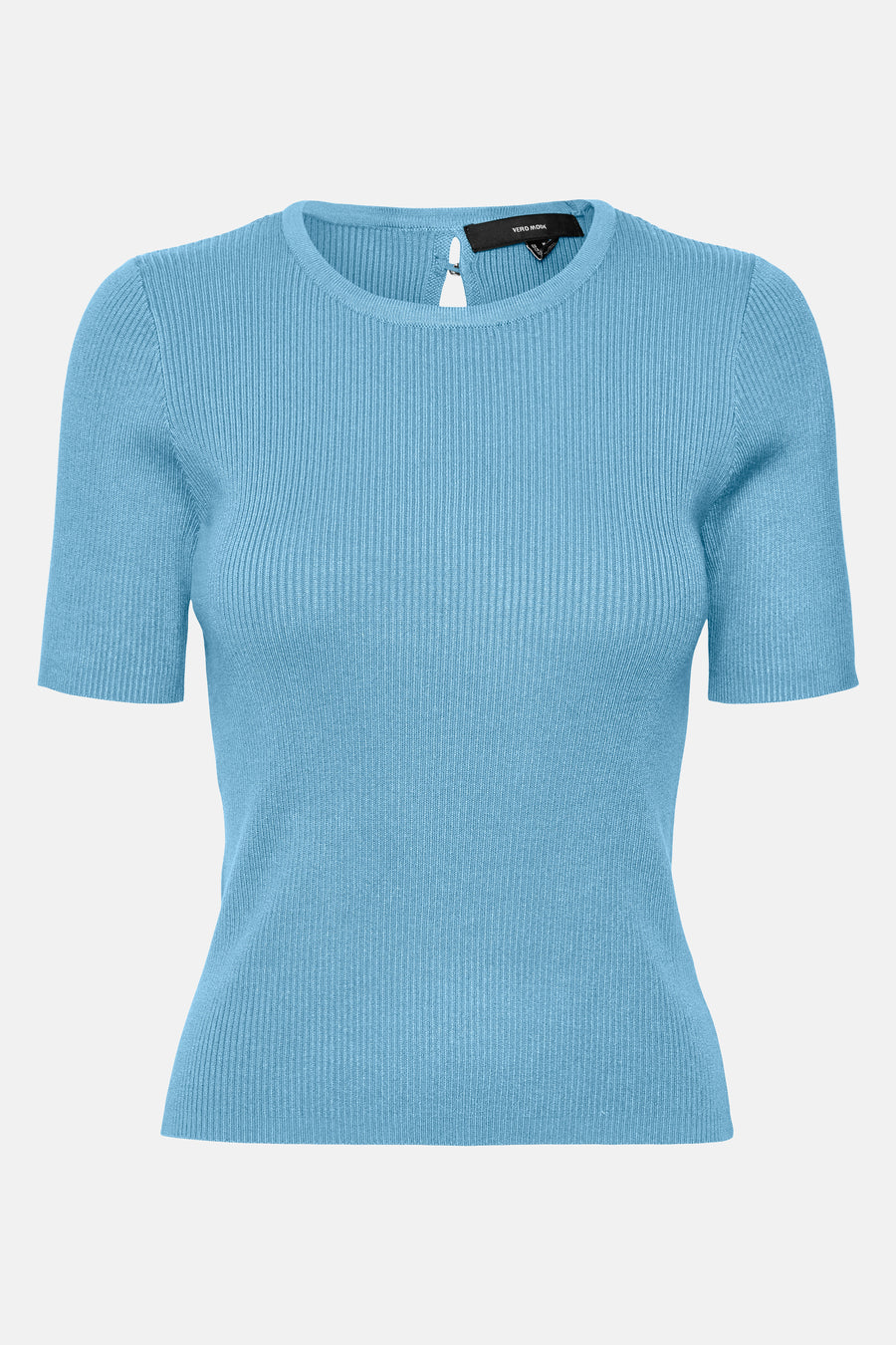 Pull à col rond - bleu - VERO MODA®