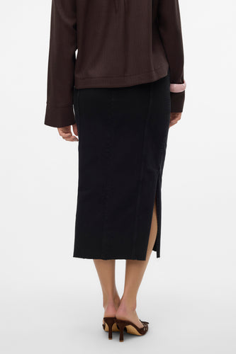 Jupe longue - black denim - VERO MODA®