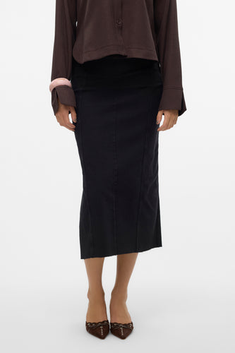 Jupe longue - black denim - VERO MODA®