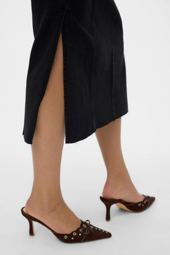 Jupe longue - black denim - VERO MODA®