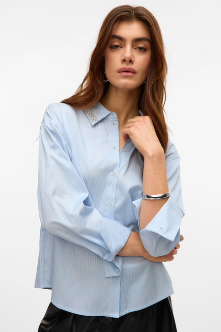 VMJANNI PEARL LS SHIRT WVN GA