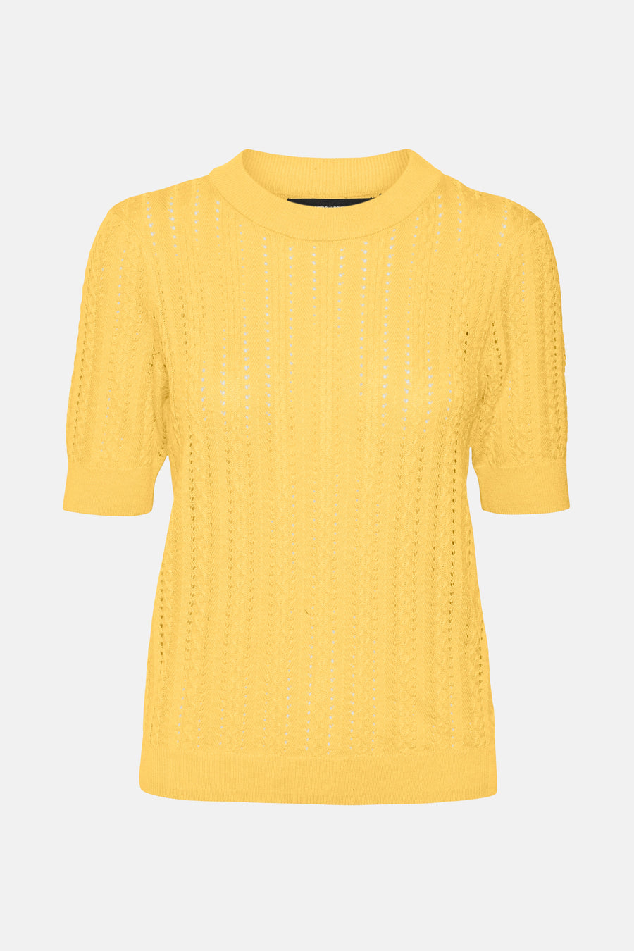 Pull à col rond - jaune - VERO MODA®