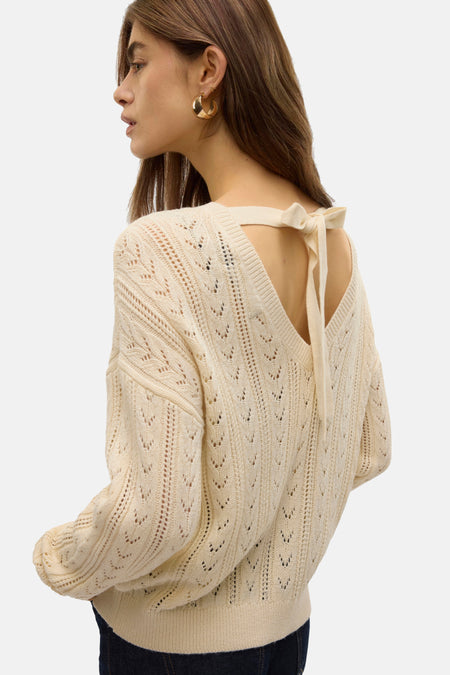 VMNEWVERENA LS BACKDETAIL PULLOVE BOO
