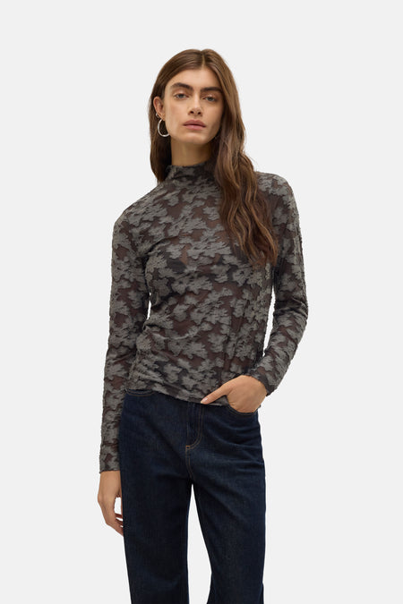 T-shirt à manches longues - gris