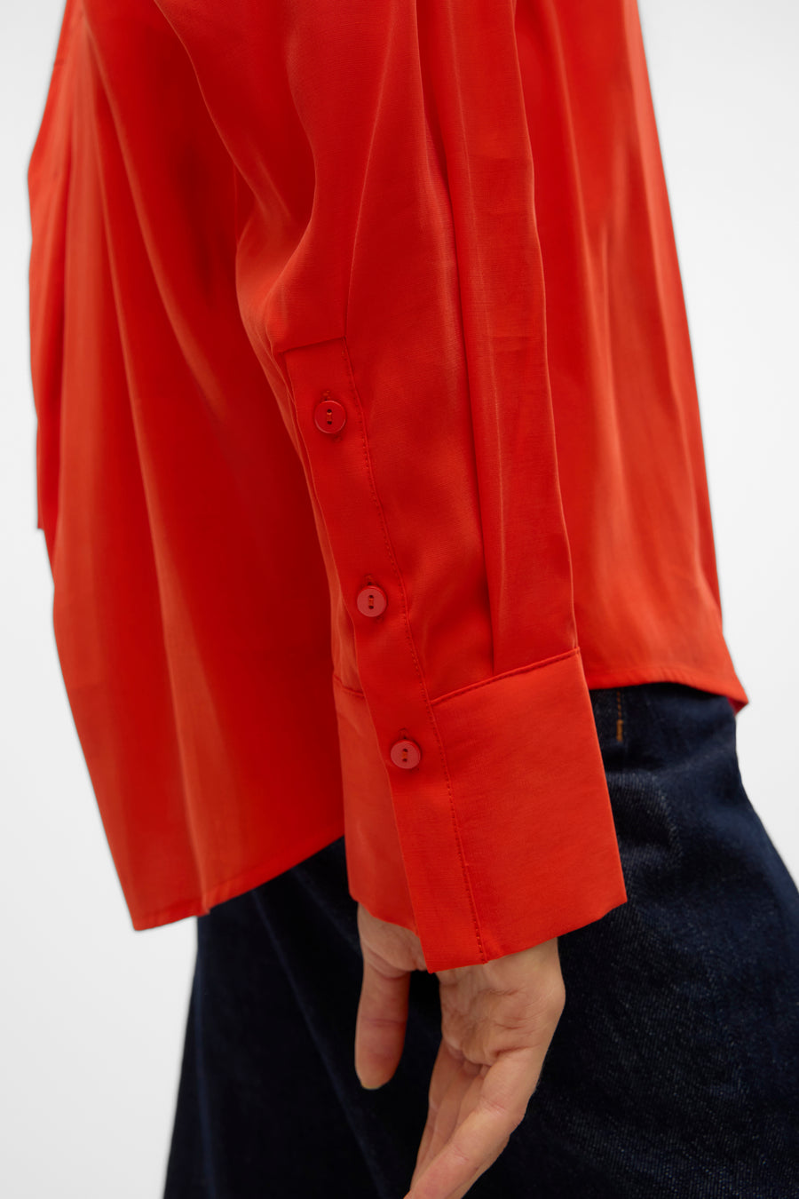 Chemise à manches longues - rouge - VERO MODA®