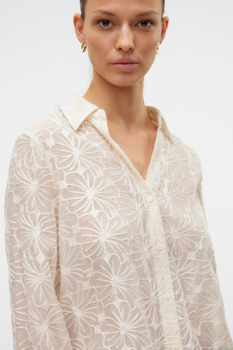 Chemise à manches longues - écru - VERO MODA® - 6