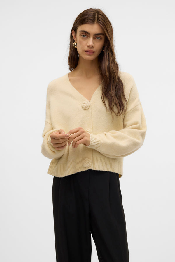 VMCECILY LS V-NECK CARDIGAN GA