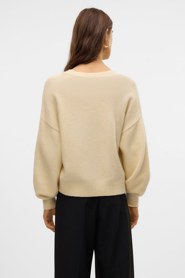 VMCECILY LS V-NECK CARDIGAN GA