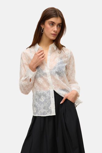 Chemise à manches longues - blanc - VERO MODA®
