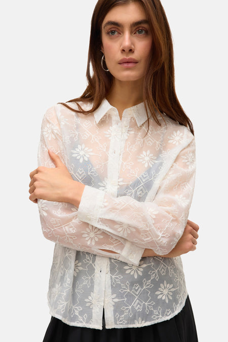 VMNANE LS SHIRT WVN GA