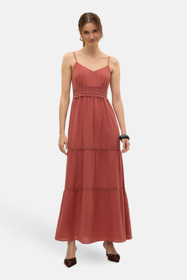 	Dames tops kleed zonder mouw Brun - VERO MODA®