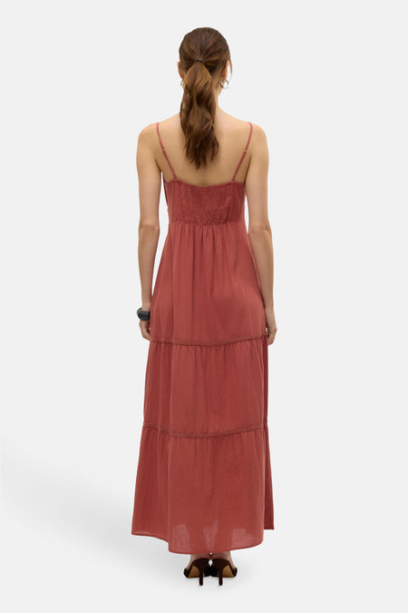VMQUINCY SL LONG DRESS WVN GA