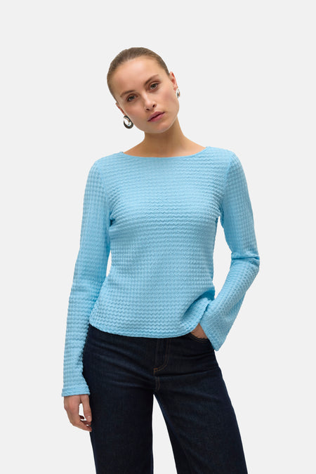 VMMONE LS O-NECK TOP JRS GA