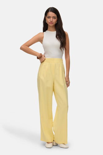 VMCARMEN HW WIDE PLEAT PULL-ON PANT