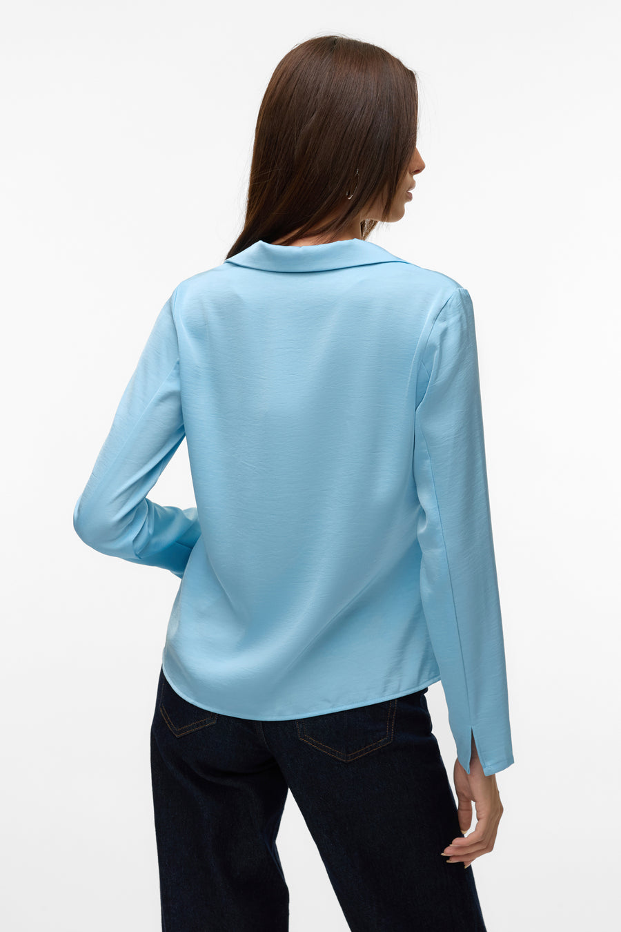 Blouse à manches longues - bleu - VERO MODA®