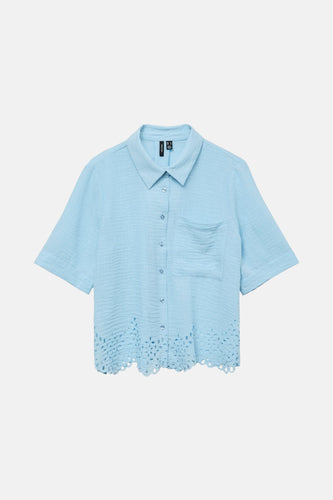 Chemise à manches courtes - Bleu clair - VERO MODA®