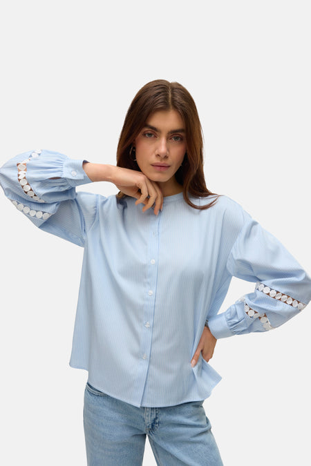 VMJANNI TAPE LS SHIRT WVN