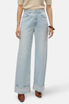 VMKATHY SHR WIDE FOLD UP DNM JEANS DO340