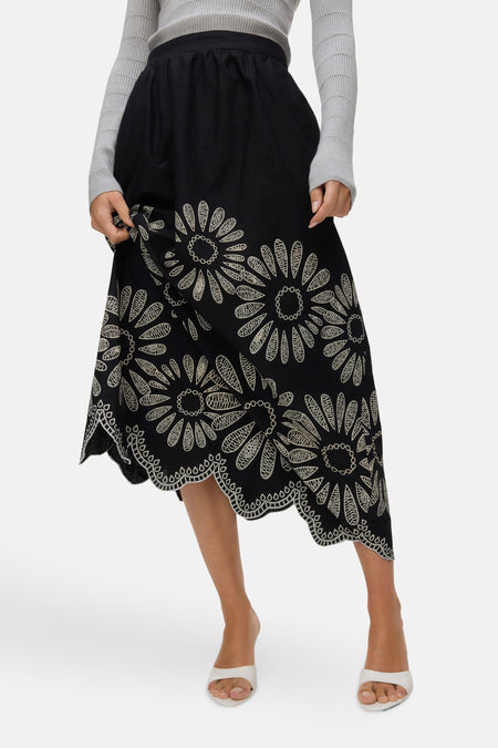 VMBLAKELY ANCLE SKIRT WVN BTQ GA