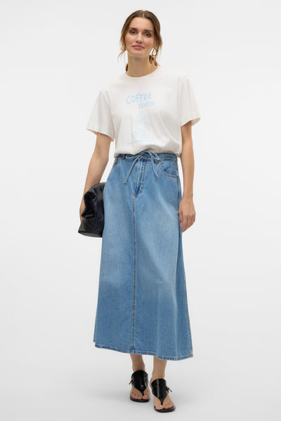 Jupe longue Light blue denim - VERO MODA®