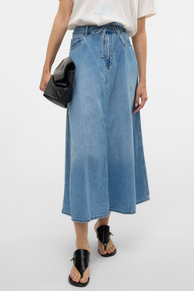 Jupe longue Light blue denim - VERO MODA®
