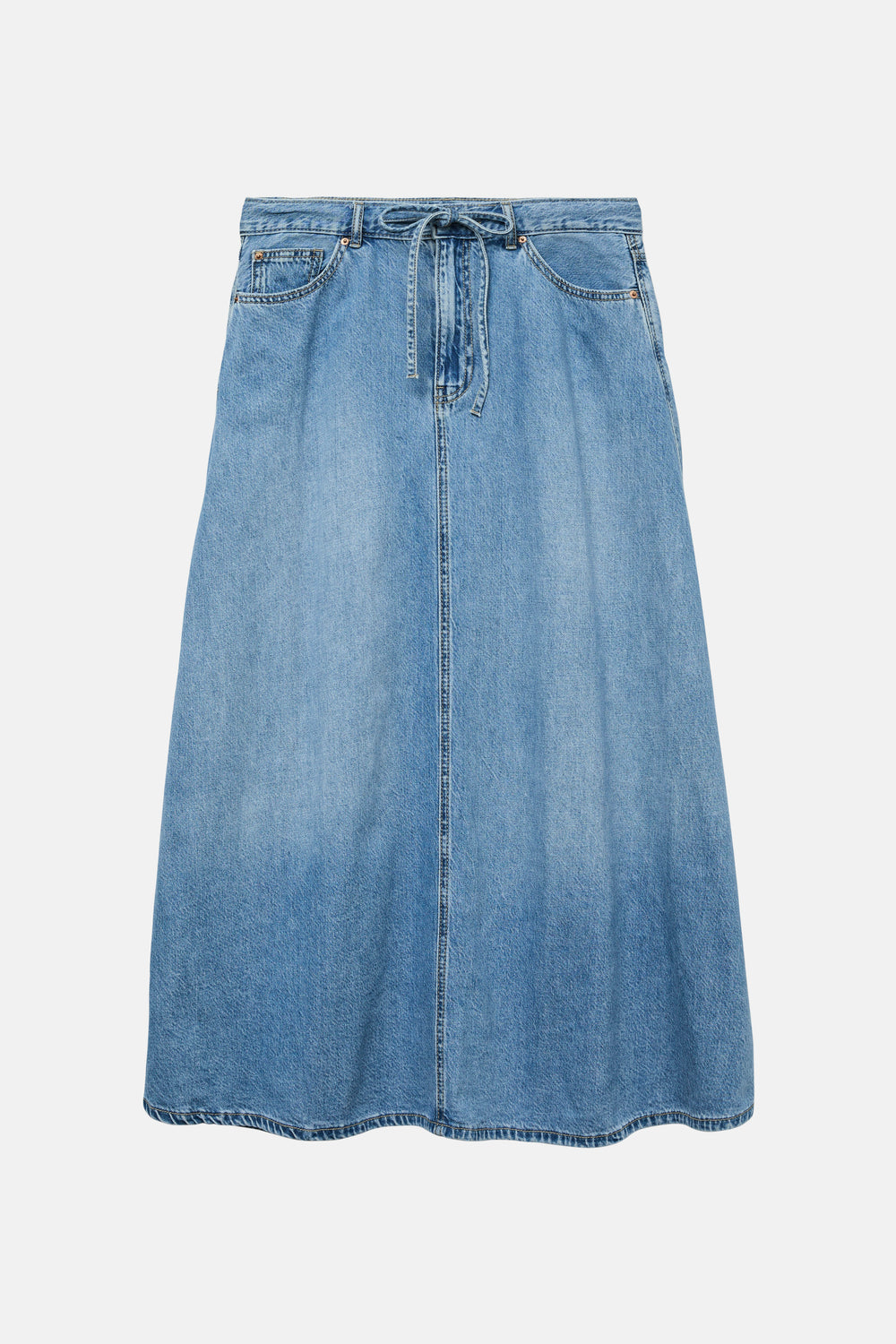 Jupe longue Light blue denim - VERO MODA®