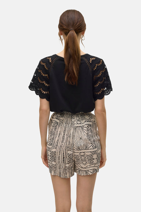 T-shirt à manches courtes - noir