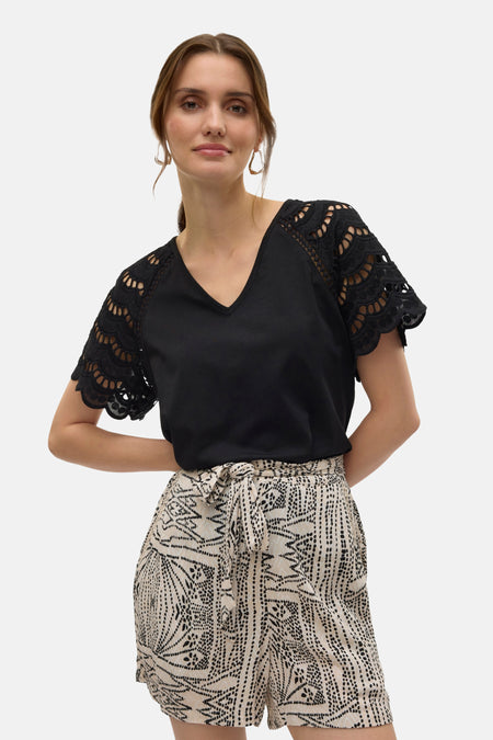 T-shirt à manches courtes - noir