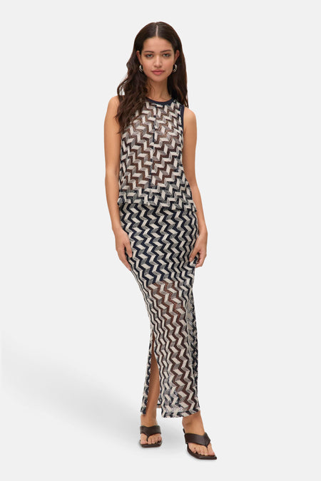 VMTIKKA SL CROCHET TOP JRS GA