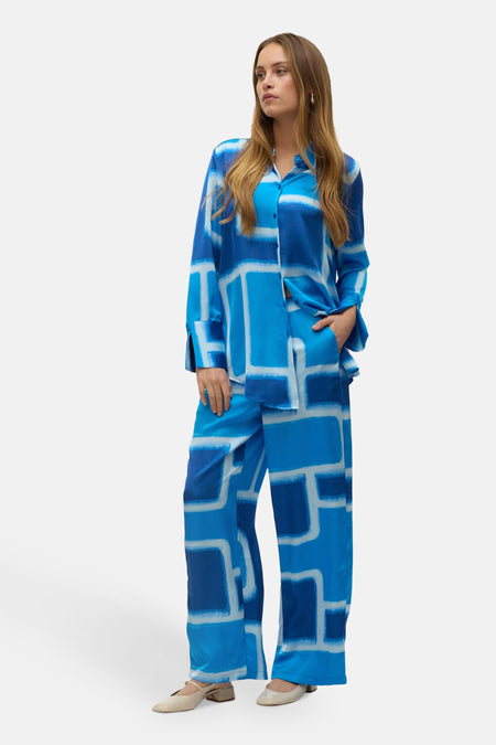VMREBA SILBA HW STRAIGHT PANTS WVN GA