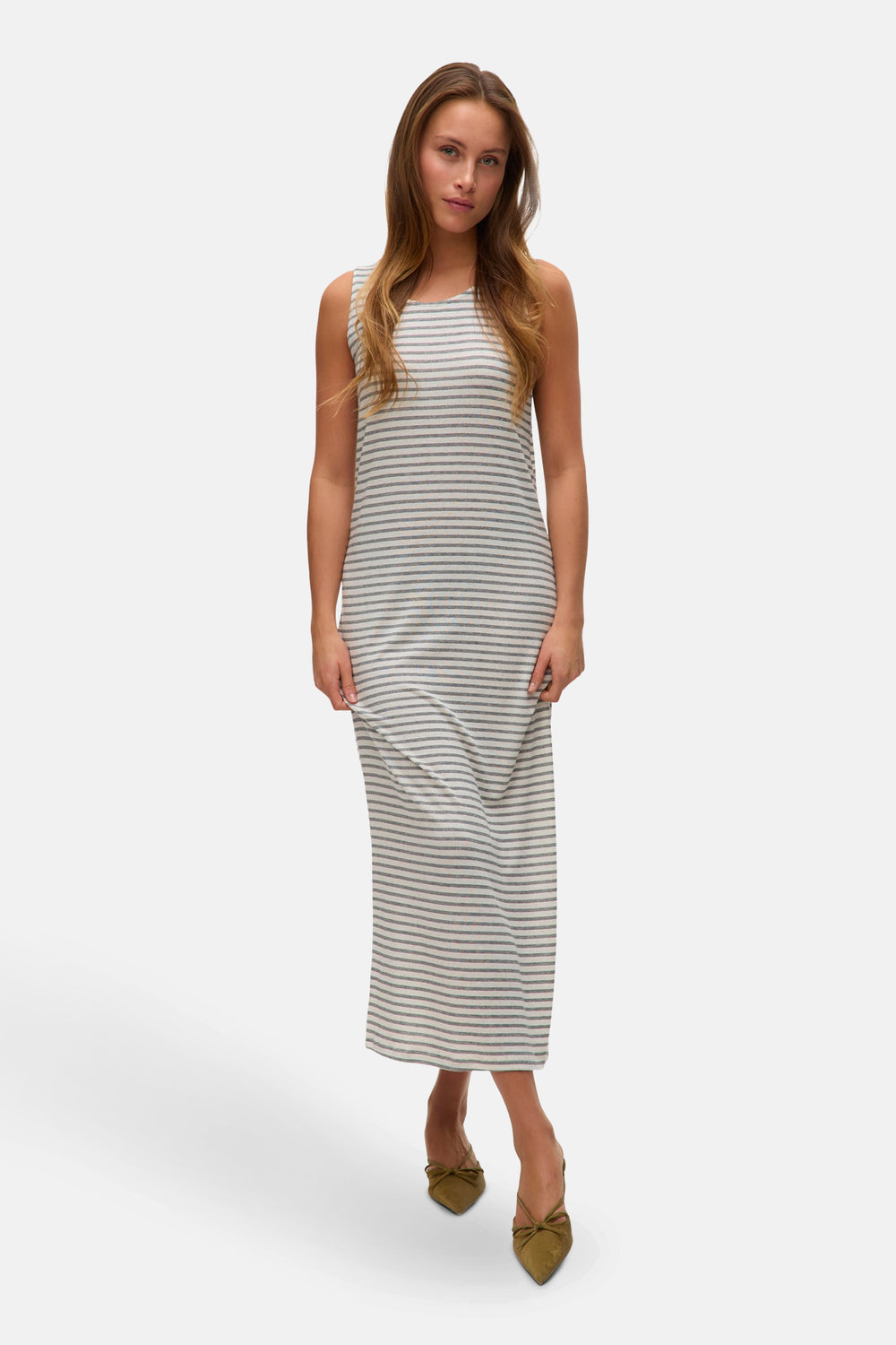 	Dames tops kleed zonder mouw Beige - VERO MODA®