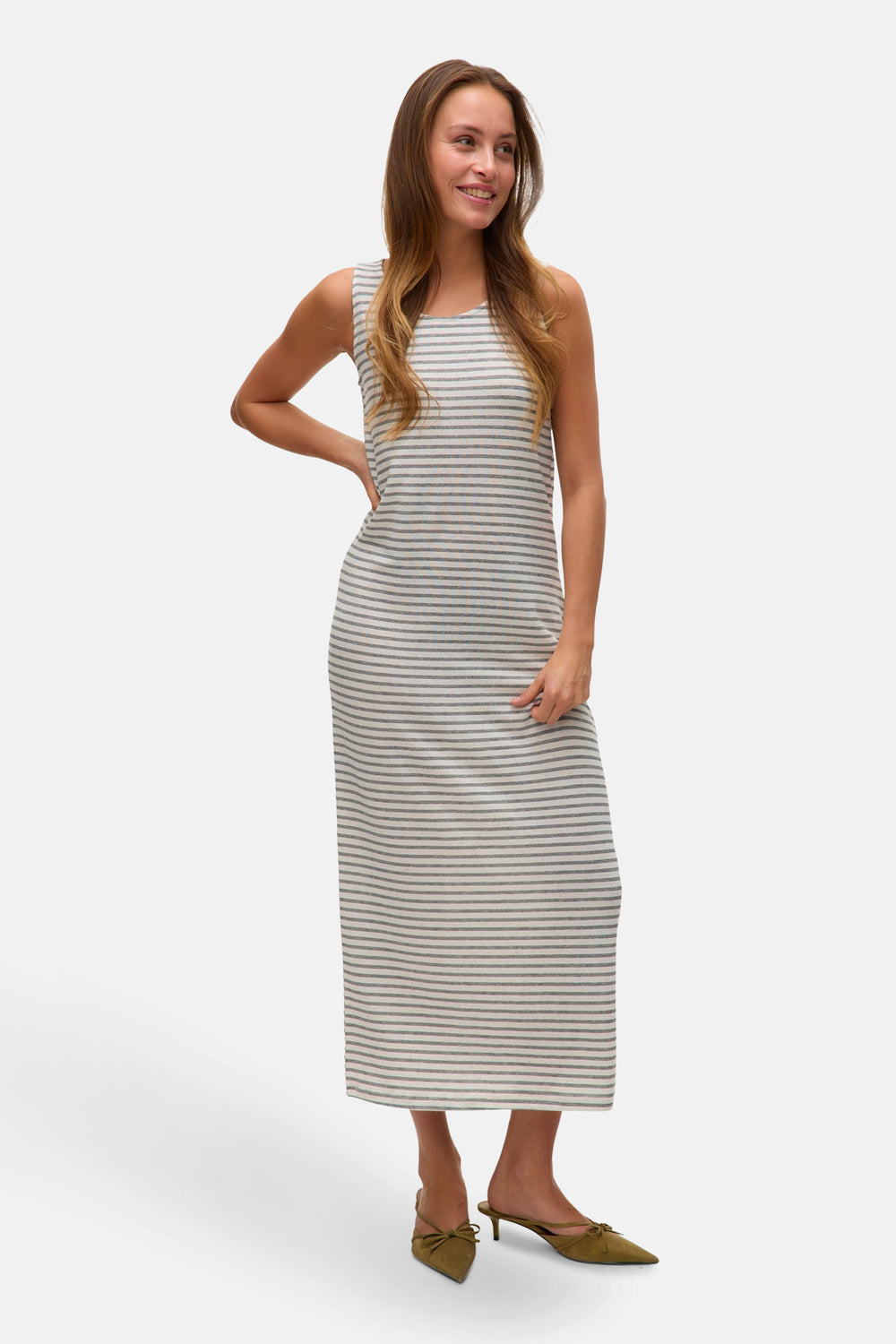 	Dames tops kleed zonder mouw Beige - VERO MODA®