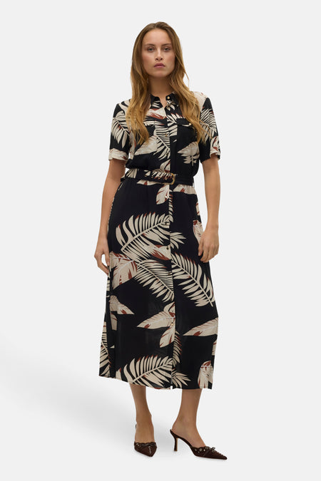 VMEASY JOY GOLD 7/8 SHIRT DRESS WVN GA